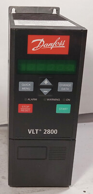 1 USED DANFOSS 195N1001 VLT2800 VARIABLE SPEED INVERTER DRIVE ***MAKE OFFER***