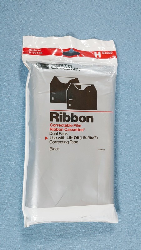 Smith Corona Typewriter Ribbon Correctable Film Black H63446 Replaces H59436