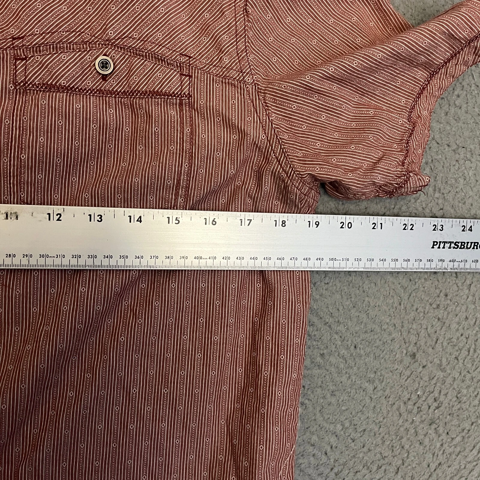 prana slim fit short sleeve button up shirt