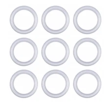 (9 Pieces) 2" Inch Silicone Tri Clamp Gasket For Distilling Column Moonshine