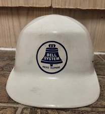 Vintage Bell System Pacific Telephone Hard Hat Cap Plastic