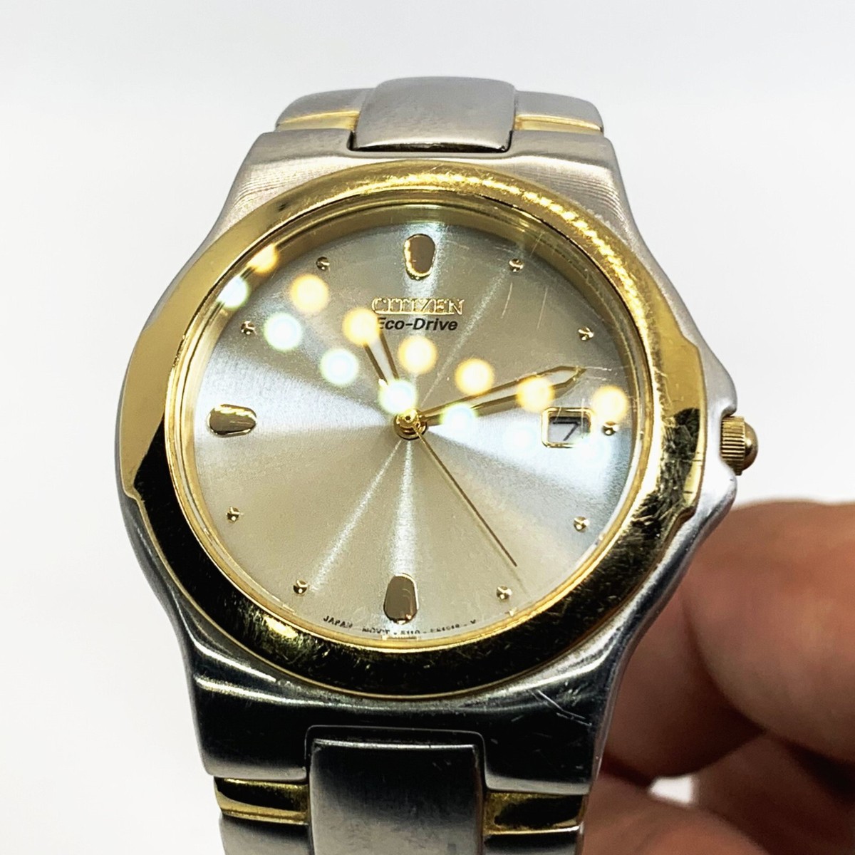 Womens Citizen EcoDrive GN4S9 WATCH Homme 37mm Acier Inoxydable Works  Great!!