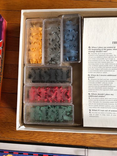 RISK THE GAME OF GLOBAL DOMINATION 1998 COMPLETE - Picture 3 of 11