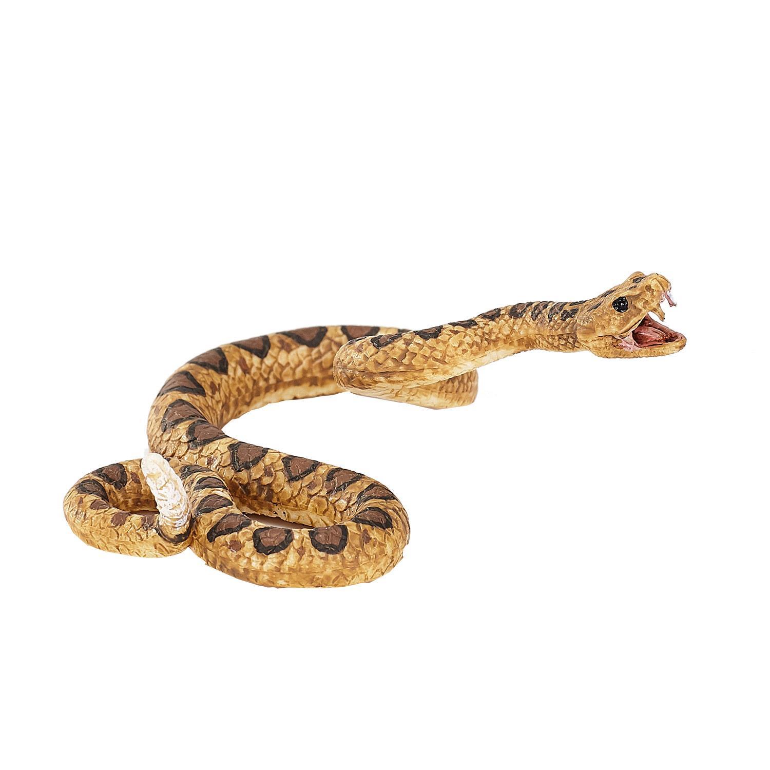 Rattlesnake Reptile Toy Figure 7 cm Length Approx Mojo Fun 387268