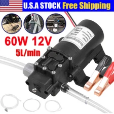 Electric Fuel Transfer Pump Engine Oil Kerosene Extractor Car Truck Motor DC 12V