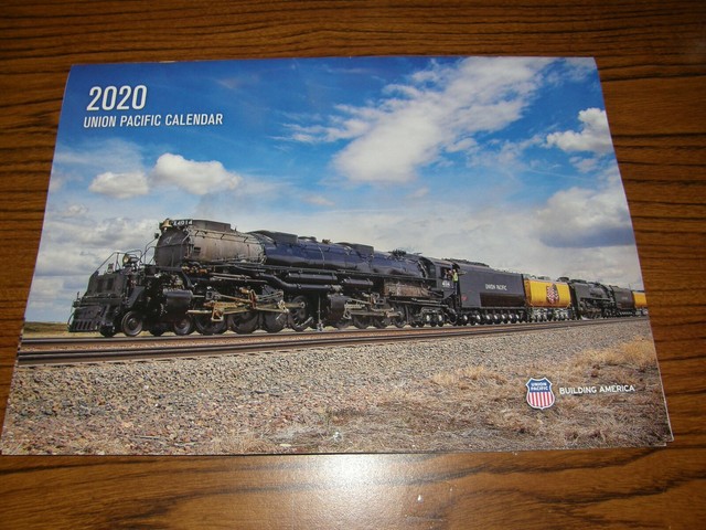 3741) UNION PACIFIC OFFICIAL 2020 WALL CALENDAR BRAND NEW COLLECTORS