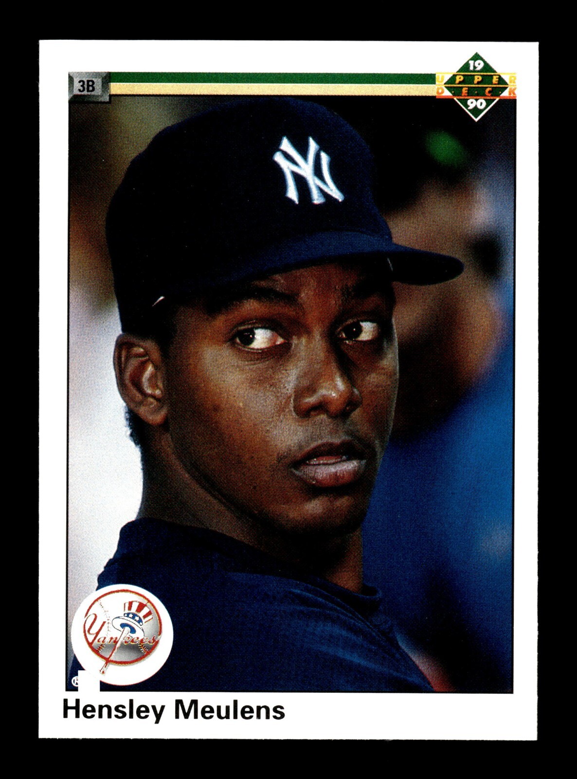 HENSLEY MEULENS ⚾ 1990 Upper Deck Baseball #546 NY Yankees