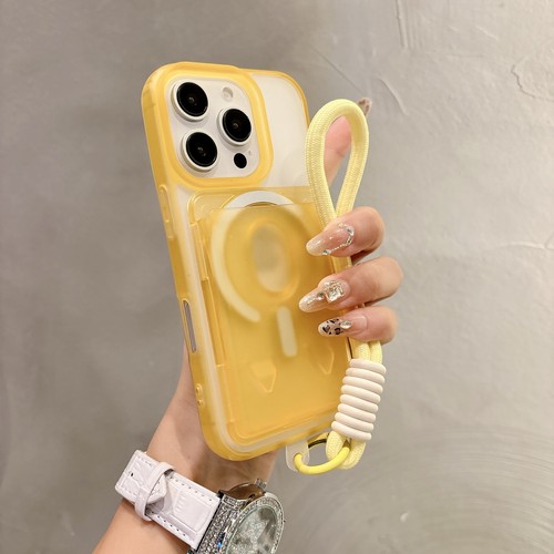 Shockproof Mag Safe Case for iPhone 16 15 14 13 12 Removable Card Holder+Strap - 第 11/14 張圖片