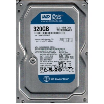 Western Digital WD3200AAKX 320GB HDD