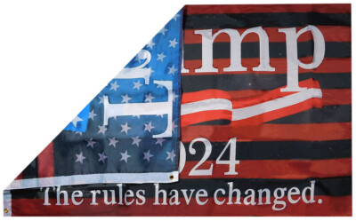 3x5 Trump 2024 2028 1776 Restauro America Bandiera Patriottica Usa 100d - Foto 6