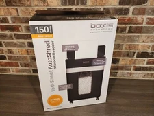 Boxis 150-Sheet Micro-Cut Shredder, Black, AD150T