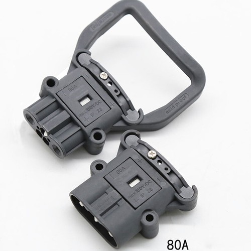 1 Pair REMA 80A 160A 320A For LINDE Charging Plug Fork Truck Battery Connector - Picture 2 of 6