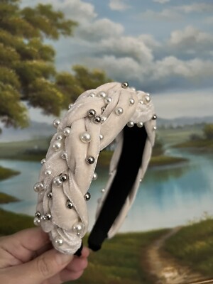 Bundle headbands velvet brown beige gold | eBay