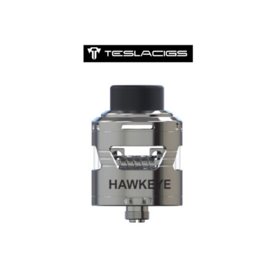 Teslacigs Hawkeye RDA   25mm Verdampfer   Dual-Coil Deck   Dual Airflow-System