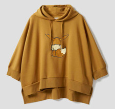 Pokemon Eevee  Graniph Friends Poncho hoodie from Japan