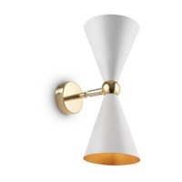 Maytoni Vesper Wandleuchte 2X E14 Weiss, Gold
