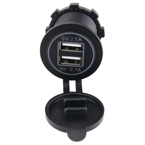 12v/24v 3.2A Dual Fast Charging USB Charger Socket Power Outlet for Car Boat RV - Photo 15 sur 15