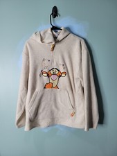 Disney Pooh 100 Acre Collection Tiger Fleece Hoodie Size S