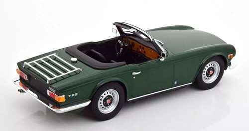 1:18 Minichamps 155132036 Triumph TR 6 LHD 1969 BRITISH RACING GREEN NUEVO Y EMBALAJE ORIGINAL - Imagen 3 de 4