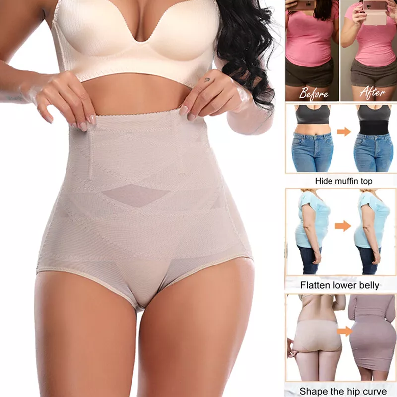 Women Firm Tummy Control Knickers Body Shaper Slimming Pull Me In Hold In  Pants