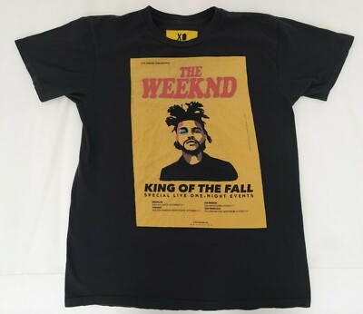 THE WEEKEND King Of The Fall Live Events T-Shirt Size M Cotton XO Official Issue