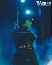 Alexia Khadime HAND SIGNED 8x10 Photo Autograph, Wicked The Musical Elphaba (B)