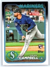 2024 Topps Series 1 - #58 Isaiah Campbell (RC) Mariners