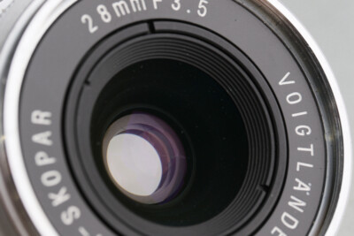 Voigtlander Color-Skopar 28mm F/3.5 Lens for Leica L39 #54646 C2