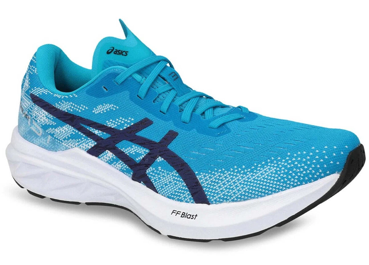 ASICS Men s DynaBlast 3 Running Shoes Island Blue Indigo Blue eBay
