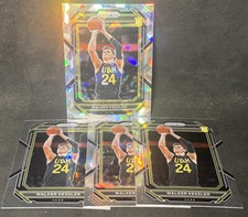 Walker Kessler (4) RC #234 Ice Prizm Rookie & (3) Base 2022-23 Panini Prizm