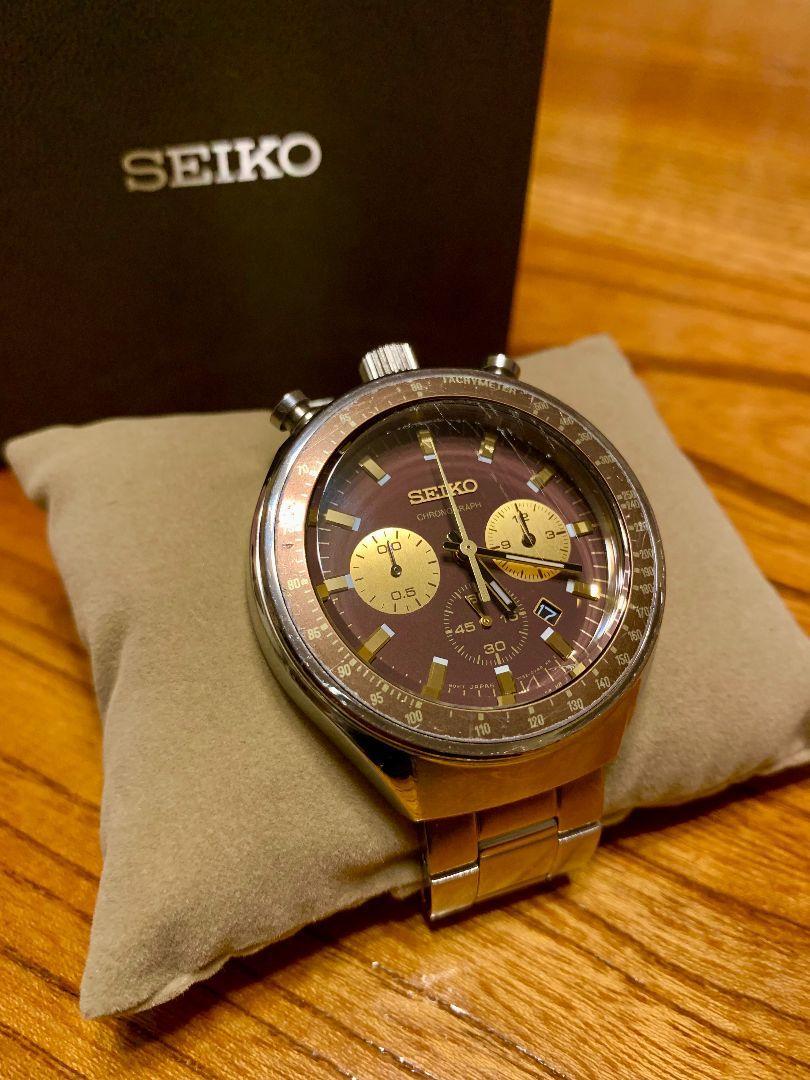 SEIKO SPIRIT EDICIÓN LIMITADA SCEB015 ​TICTAC CRONO MARRÓN CHAMA