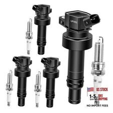 Hyundai Accent Coil Spark Plug Kit UF652 93815 - Compatible with 2012-2019