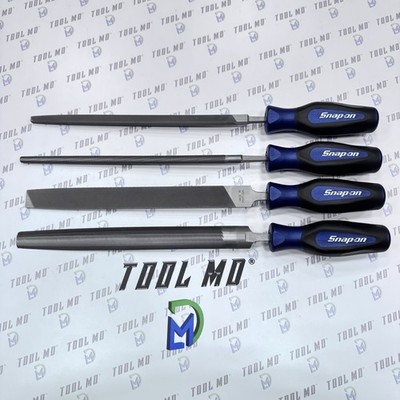 Snap-on Tools PORTUGAL NEW 4-Piece POWER BLUE Mixed File Set SGHBF600AMB