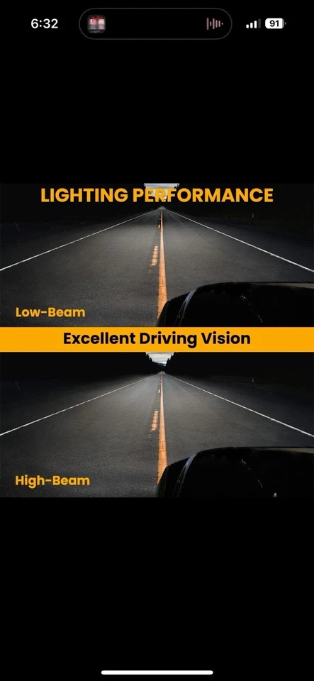 Faros proyectores para Dodge Dakota 2005-2007 luces LED de doble halo L+R 05-07 Foto 4 de 4