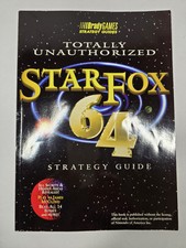 Starfox 64 Strategy Guide Totally Unauthorized Brady Games 1997 