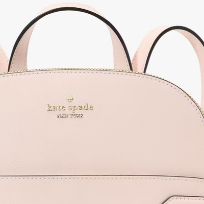 Kate Spade Staci Dome Backpack Pastel Pink Leather Bag KG021  display picture 1