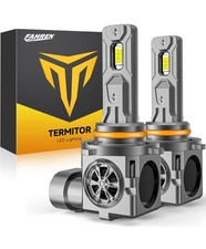 LED Bulbs, 40,000LM 10X Super Brighter, 1:1 Halogen Size, 6500K Cool 9005/HB3