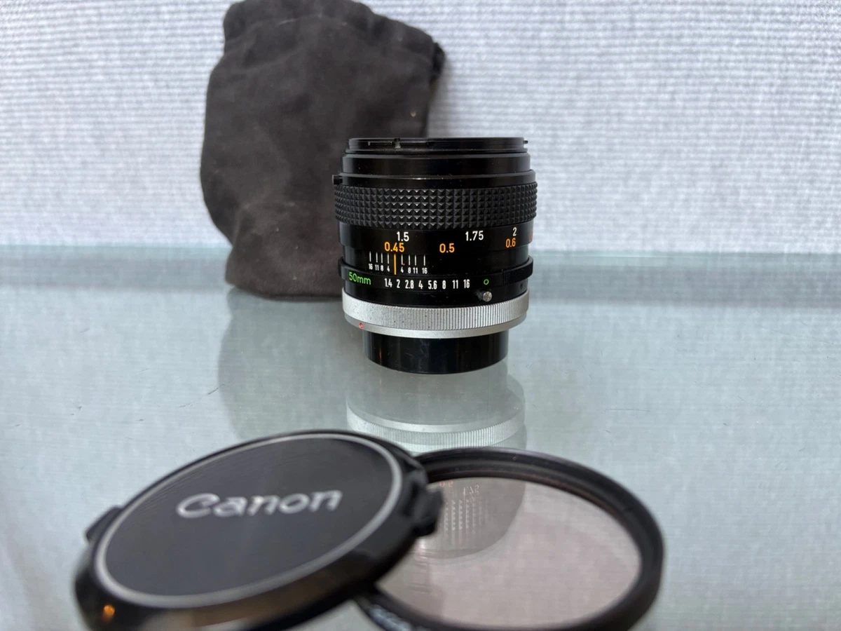 Canon FD 50mm f/1.4 Camera Lenses for sale | eBay