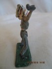 Native Chief & Frontiers Man with Tools & Horse Lead Figurine Metal 2.5"RARE — photo 10