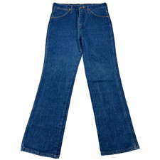 VTG Wrangler Cowboy Cut Jeans Men 33x30 Denim Cotton Straight Leg Made in USA