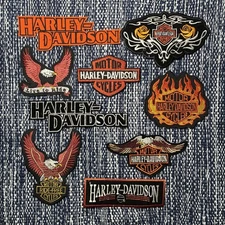 Harley Davidson Patch Lot of 9 different Embroidery Iron-On