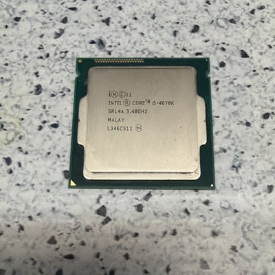 Intel Core i5-4670K 3.40GHz Quad-Core CPU Processor SR14A LGA1150