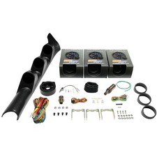 Glowshift Tinted Boostoil Tempnarrowband Gauges Pod Fits 99-05 Vw Jetta Glowshift Tinted Boostoil Tempnarrowband Gauges Pod Fits 99-05 Vw Jetta