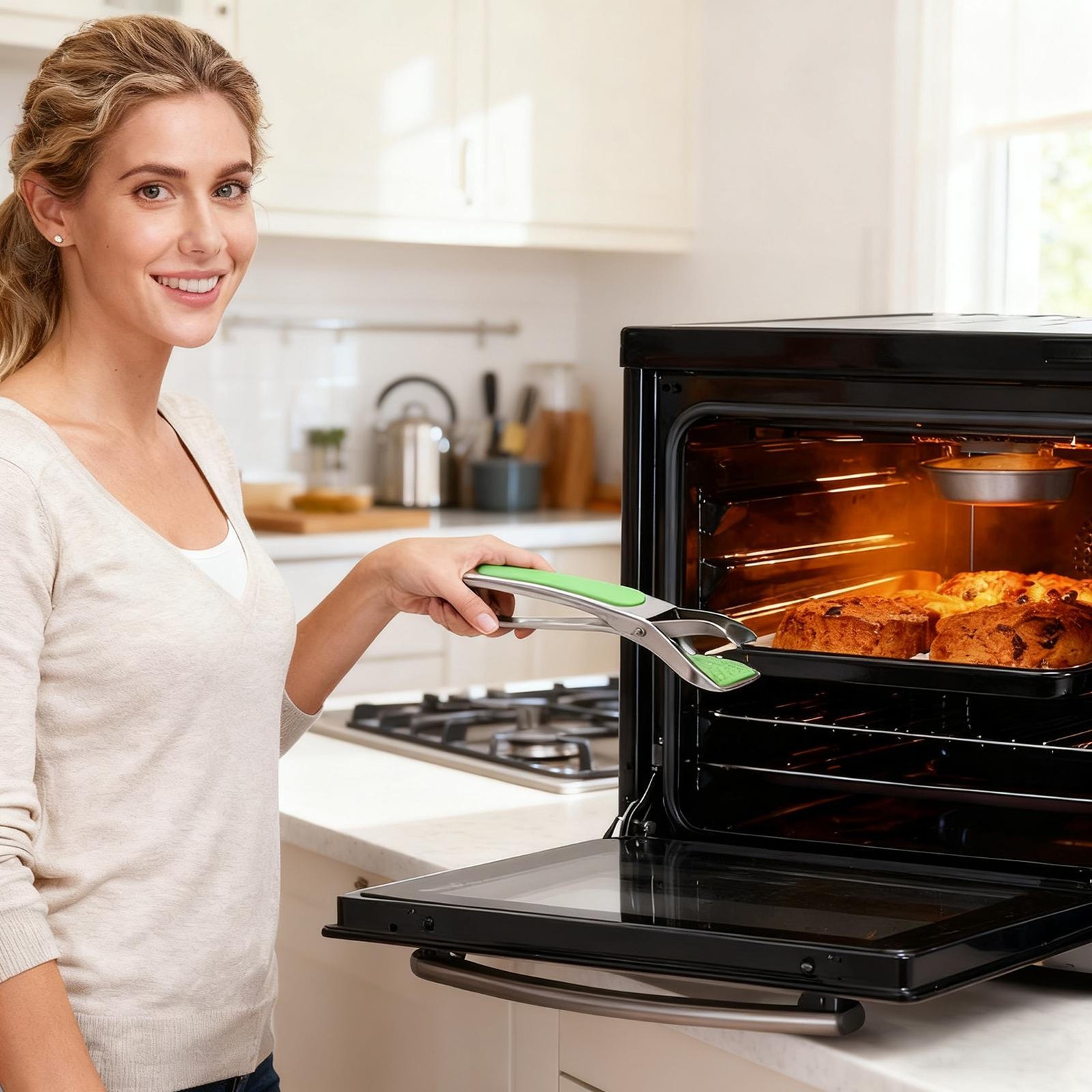 Hot Plate Gripper Kitchen Utensil Tong Clip Temperature-Resistant Pan Grand