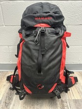 MAMMUT Trion Pro 50L Ski Mountaineering Overnight Backpack Black/Red VGUC