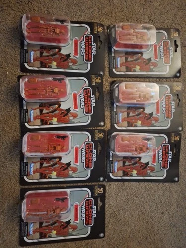 Star Wars Vintage Collection VC216 Battle Droid Clone Wars New Lot Of 7