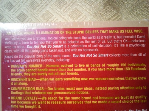 (CKBA) "YOU ARE NOT SO SMART by DAVID McRANEY" 7-CD AUDIO BOOK / SEALED / 2013 - Picture 13 of 16