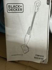 BLACK+DECKER 2-in-1 Dampfbesen (1.600W, für hygienische, gründliche Sauberkeit, 