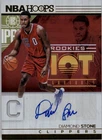 2016-17 Hoops Hot Signatures Rookies #33 Diamond Stone Auto - BSK