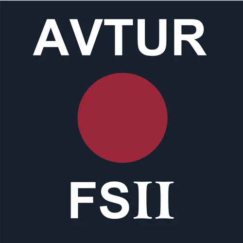 AVTUR FSII Aviation Airplane Model Sign Self Adhesive Warning Vinyl Sticker